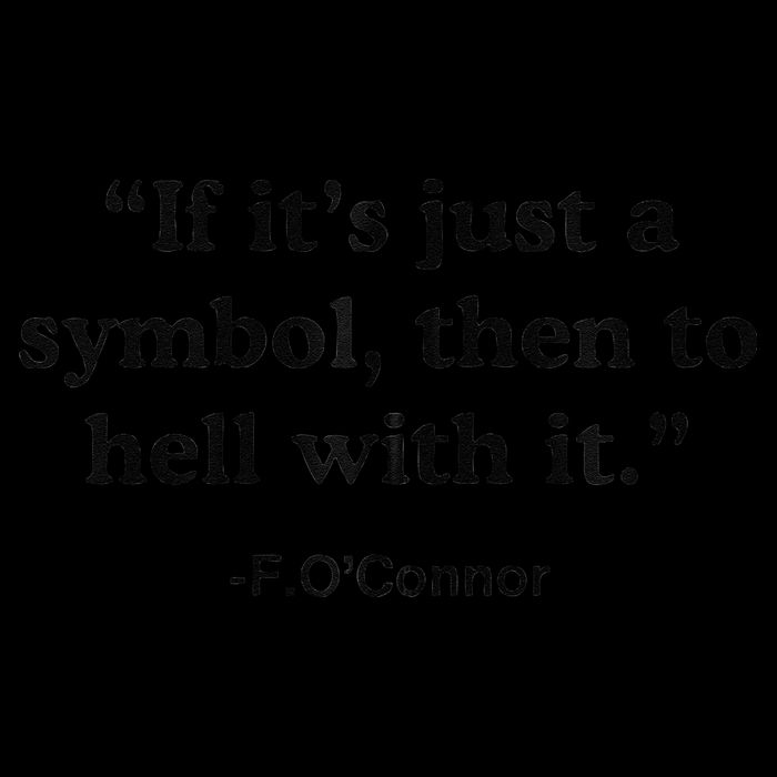If ItS A Symbol To Hell With It Christian God Jesus Drawstring Bag
