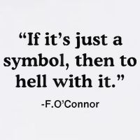 If ItS A Symbol To Hell With It Christian God Jesus Full-Length Apron With Pockets