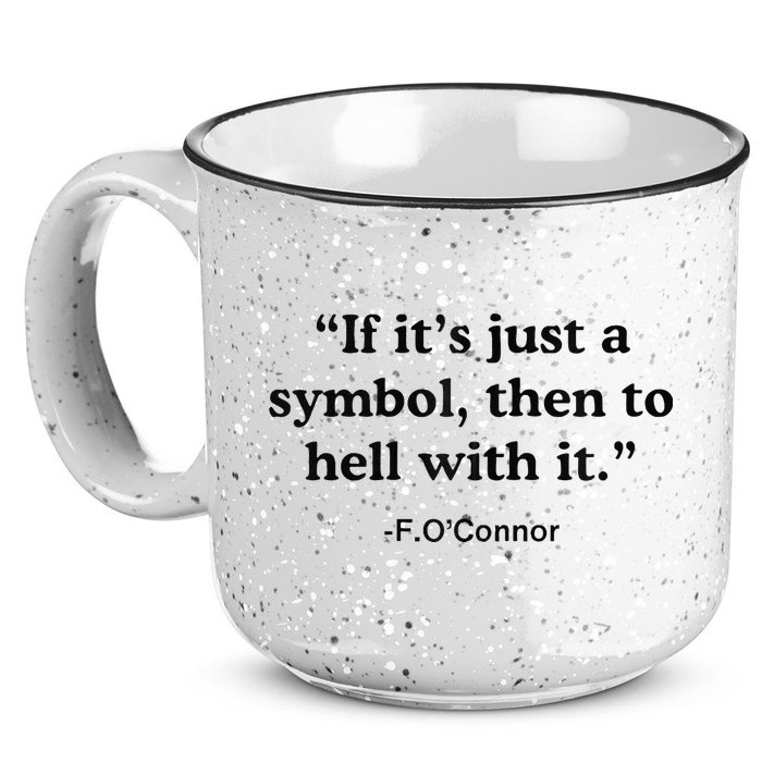 If ItS A Symbol To Hell With It Christian God Jesus 15oz Campfire Ceramic Mug