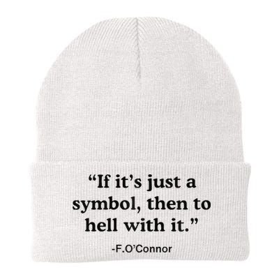 If ItS A Symbol To Hell With It Christian God Jesus Knit Cap Winter Beanie