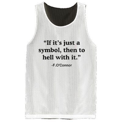 If ItS A Symbol To Hell With It Christian God Jesus Mesh Reversible Basketball Jersey Tank
