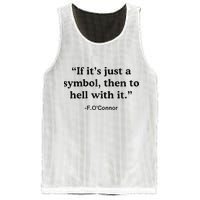 If ItS A Symbol To Hell With It Christian God Jesus Mesh Reversible Basketball Jersey Tank