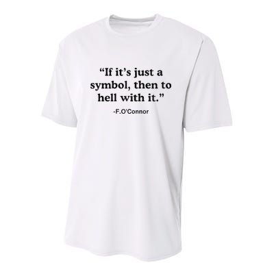 If ItS A Symbol To Hell With It Christian God Jesus Youth Performance Sprint T-Shirt