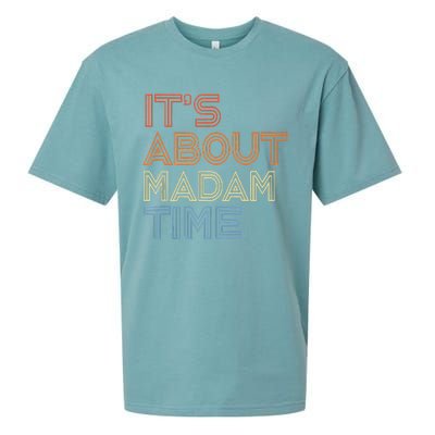 ItS Is About Madam Time Sueded Cloud Jersey T-Shirt