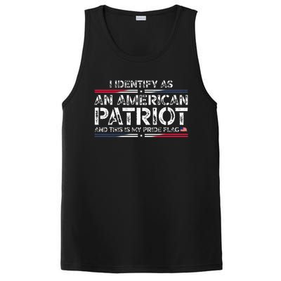 I Identify As An American Patriot This Is My Pride Flag PosiCharge Competitor Tank