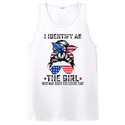 I Identify As The Girl Who Was Right The Entire Time PosiCharge Competitor Tank