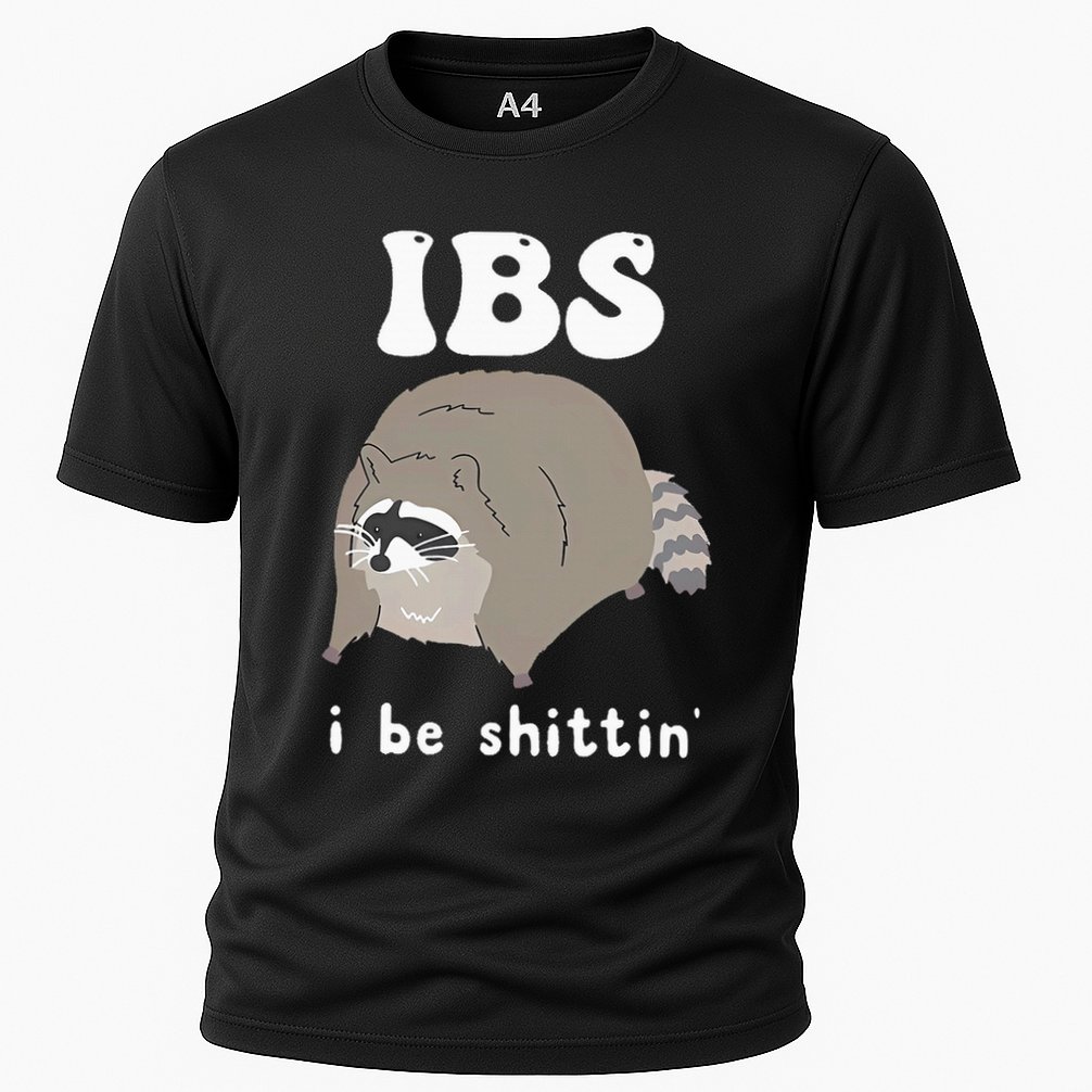 Ibs I Be Shittin Raccoon Funny Performance Shirt