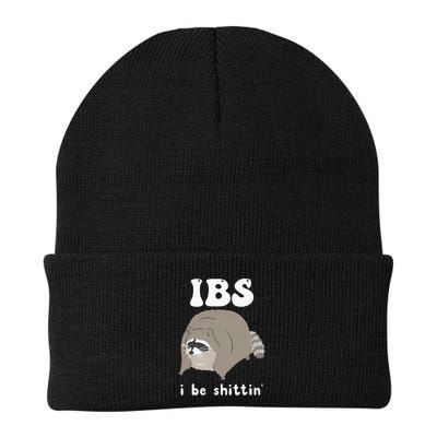 Ibs I Be Shittin Raccoon Funny Beanie