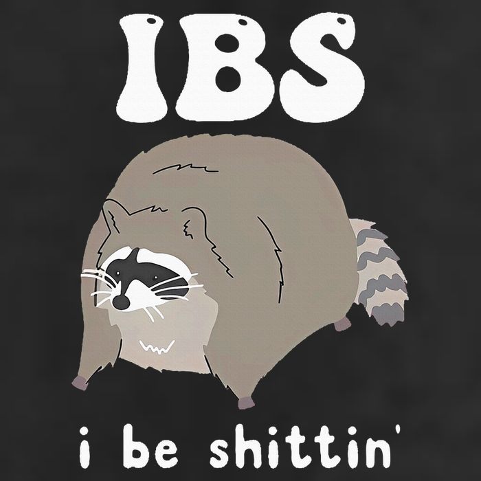 Ibs I Be Shittin Raccoon Funny Golf Towel