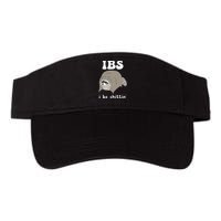 Ibs I Be Shittin Raccoon Funny Valucap Bio-Washed Visor