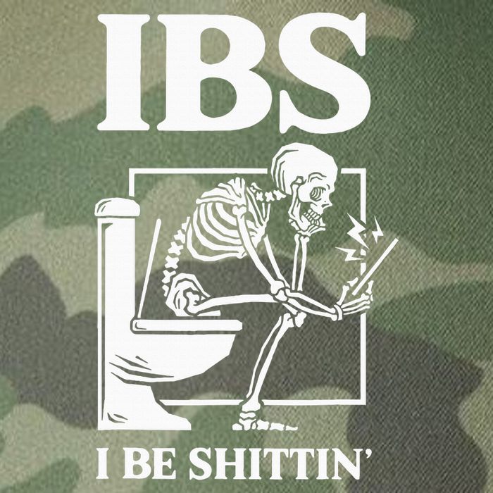 Ibs I Be Shittin' Funny Skeleton Legacy Tie Dye Trucker Hat