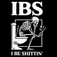 Ibs I Be Shittin' Funny Skeleton Sustainable Bucket Hat