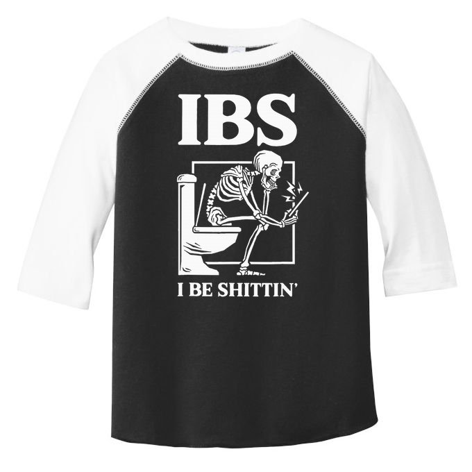 Ibs I Be Shittin' Funny Skeleton Toddler Fine Jersey T-Shirt