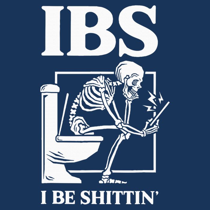 Ibs I Be Shittin' Funny Skeleton Infant Baby Jersey Bodysuit