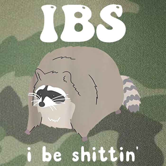 Ibs I Be Shittin Raccoon Funny Legacy Tie Dye Trucker Hat
