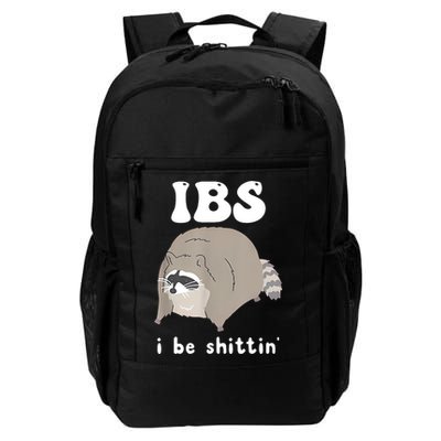 Ibs I Be Shittin Raccoon Funny Backpack
