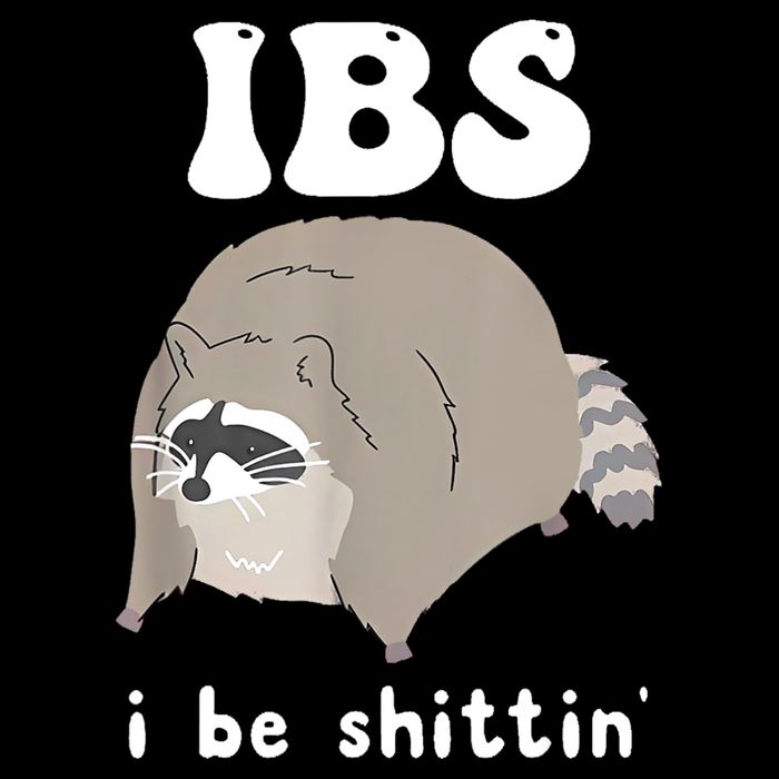 Ibs I Be Shittin Raccoon Funny Bucket Hat