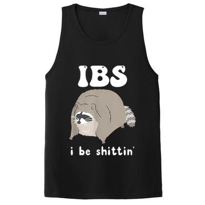 Ibs I Be Shittin Raccoon Funny PosiCharge Competitor Tank
