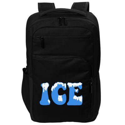 Ice Ice Baby Family Funny Halloween Costume Couples 2024 Gift Impact Tech Backpack