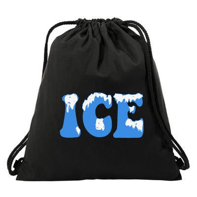 Ice Ice Baby Family Funny Halloween Costume Couples 2024 Gift Drawstring Bag
