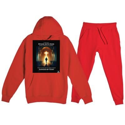 It Is Better To Stand With God Premium Hooded Sweatsuit Set