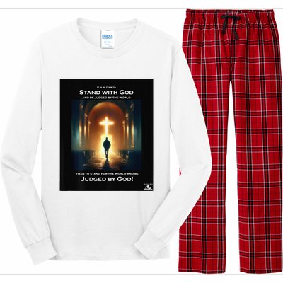 It Is Better To Stand With God Long Sleeve Pajama Set