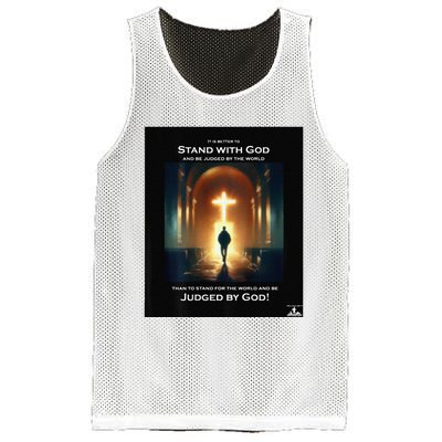 It Is Better To Stand With God Mesh Reversible Basketball Jersey Tank