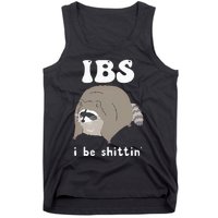 Ibs I Be Shittin Raccoon Tank Top