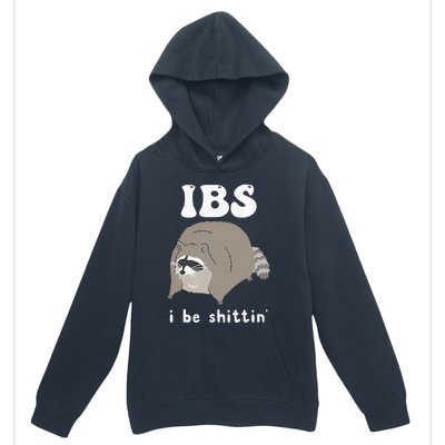 Ibs I Be Shittin Raccoon Urban Pullover Hoodie