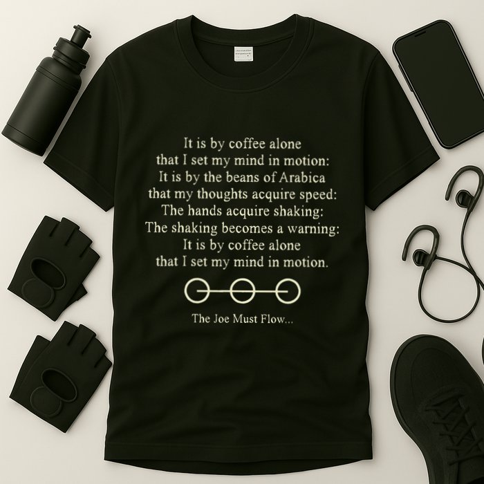 It Is By Coffee Alone That I Set My Mind In Motion T-Shirt