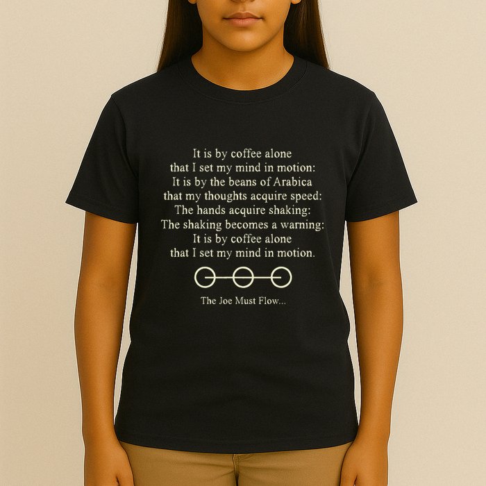 It Is By Coffee Alone That I Set My Mind In Motion T-Shirt