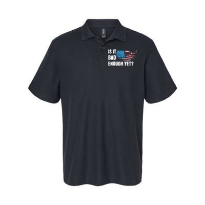 It Is Bad Enough Yet Anti Biden Harris Softstyle Adult Sport Polo