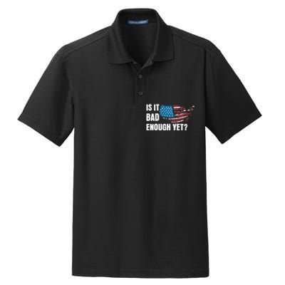 It Is Bad Enough Yet Anti Biden Harris Dry Zone Grid Polo