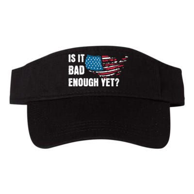 It Is Bad Enough Yet Anti Biden Harris Valucap Bio-Washed Visor