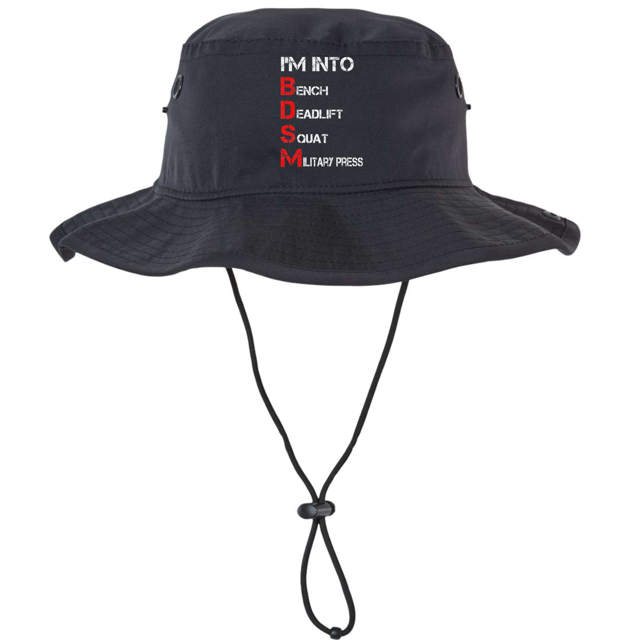 IM Into Bdsm Bench Squat Deadlift Military Press Bucket Hat