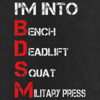 IM Into Bdsm Bench Squat Deadlift Military Press 11oz C Handle Ceramic Mug