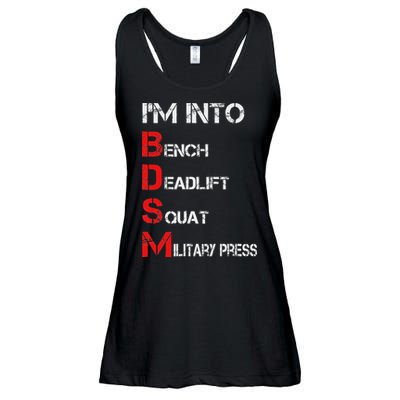 IM Into Bdsm Bench Squat Deadlift Military Press Ladies Essential Flowy Tank