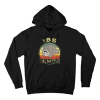 Ibs I Be Shittin Funny Raccoon Vintage Hoodie