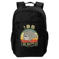 Ibs I Be Shittin Funny Raccoon Vintage Backpack