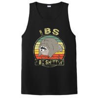 Ibs I Be Shittin Funny Raccoon Vintage PosiCharge Competitor Tank