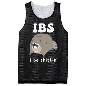 IBS I Be Shittin' Raccoon Funny Mesh Reversible Basketball Jersey Tank