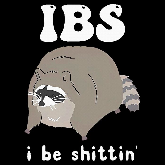 IBS I Be Shittin' Raccoon Funny Youth Performance Sprint T-Shirt