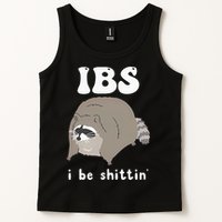 IBS I Be Shittin' Raccoon Funny Tank Top
