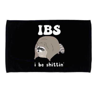 IBS I Be Shittin' Raccoon Funny Microfiber Hand Towel