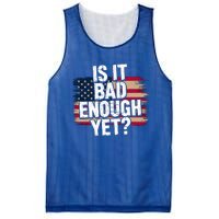 Is It Bad Enough Yet Vote America Mesh Reversible Basketball Jersey Tank