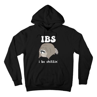 IBS I Be Shittin' Raccoon Funny Hoodie