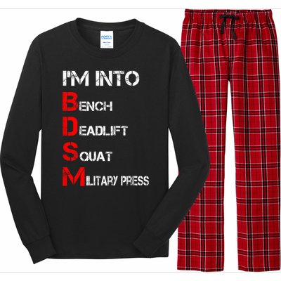 IM Into Bdsm Bench Squat Deadlift Military Press Long Sleeve Pajama Set