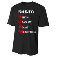 IM Into Bdsm Bench Squat Deadlift Military Press Performance Sprint T-Shirt