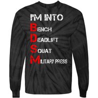 IM Into Bdsm Bench Squat Deadlift Military Press Tie-Dye Long Sleeve Shirt