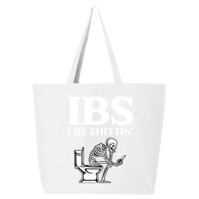 Ibs I Be Shittin Funny Skeleton 25L Jumbo Tote